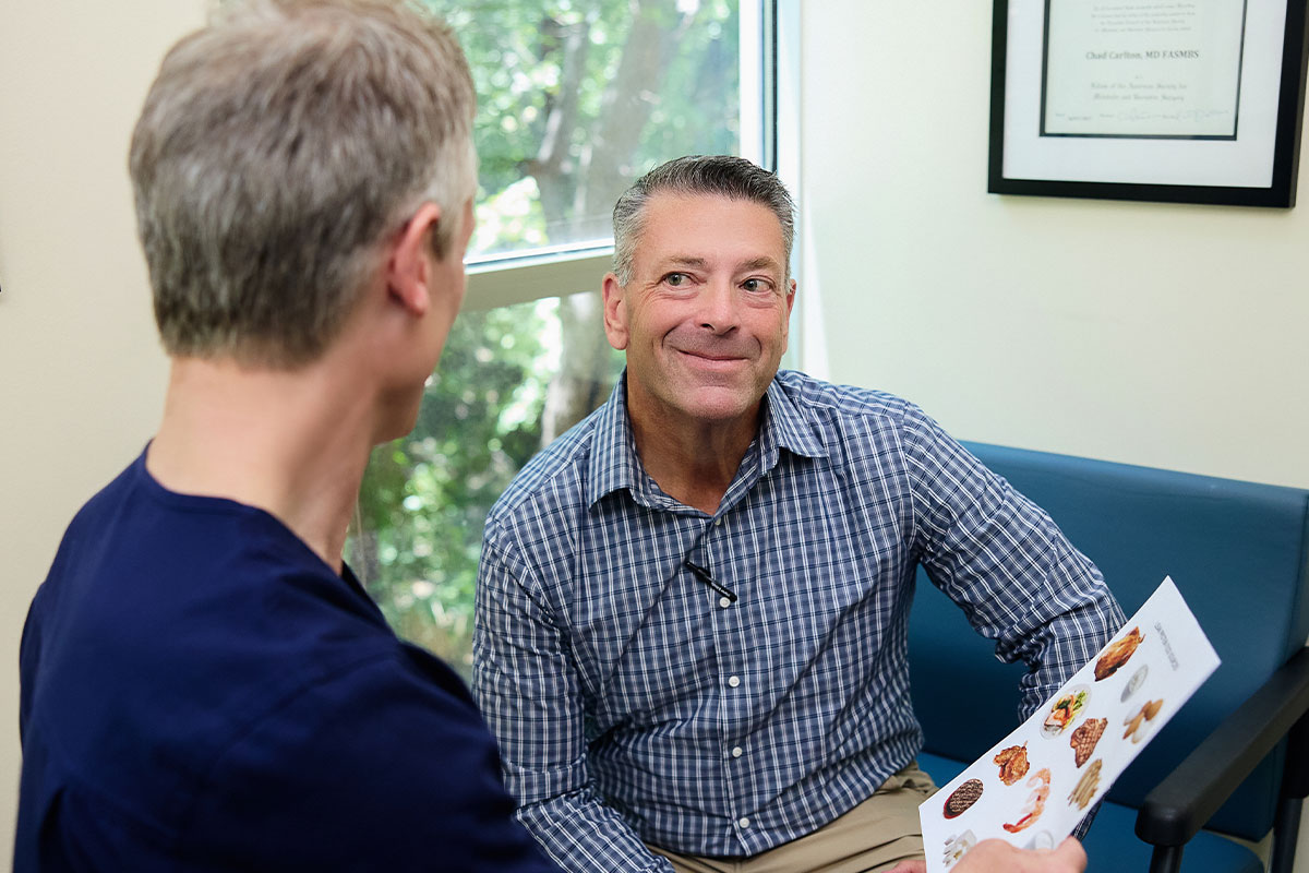 A real patient after a gastric balloon in Plano.
